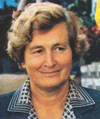 Head shot of Tina Anselmi in her time as member of the Italy's lower house of Parliament, the Chamber of Deputies
